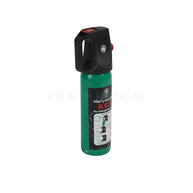 GREEN FIRE EXTINGUISHER